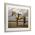 thumbnail image 2 of Stupell Industries Rustic Lodge Shiny Mare Saddled Up Birch Framed Print Under Glass, 20 x 14, by Petals Prints Design, 2 of 8