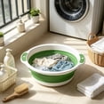 thumbnail image 6 of Portable Foldable Washbasin Large - Compressible Travel Basin for Home Bathroom Kitchen, Plastic, Collapsible Sink Tub, 11.81x3.74in, 6 of 7