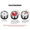 thumbnail image 3 of Zootealy Magnetic Mechanical Kitchen Timer - 60 Minute Visual Countdown Timer with Loud Alarm for Kids and Adults Baking Cooking Steaming Barbecue, 3 of 6