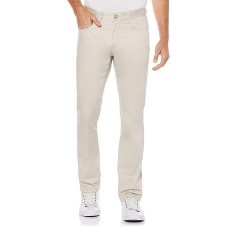 Perry Ellis Men's Slim Fit Solid Sateen 5 Pocket Pant
