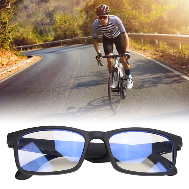 Sunglasses, Stable Connection Blue Light Blocking Hands Free Calling Smart Sound Glasses Sound Assistant with Microphone for Cycling