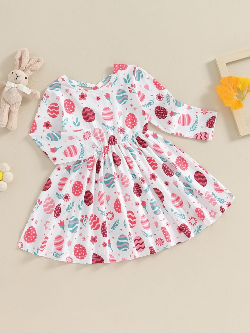 chinese dress ladies Easter Floral A Line Girls Dress Pima Cotton