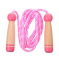 thumbnail image 1 of Shisuyan 1pc Kids Adjustable Length Rope Wooden Handle Jumping Rope Skipping Rope, 1 of 9