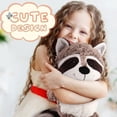 thumbnail image 4 of 2 piezas de mapache de peluche, mapache pequeño, animal de peluche, lindo mapache de peluche, mapache marrón, peluche, mapache del bosque, juguete de peluche, animal de peluche suave, 4 of 5