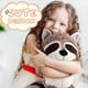 thumbnail image 4 of 2 piezas de mapache de peluche, mapache pequeño, animal de peluche, lindo mapache de peluche, mapache marrón, peluche, mapache del bosque, juguete de peluche, animal de peluche suave, 4 of 5