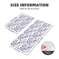 thumbnail image 2 of Yiaed Lavender Flowers Kitchen Rugs Sets of 2 Kitchen Mats Cushioned Anti Fatigue Kitchen Rug Tapetes Para Cocina for Sink,Laundry Room, 2 of 6