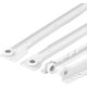 thumbnail image 1 of Drawer Slides 400mm - Set Of 2 (1 Pair) Sliding Drawer Runners, In White, Partial Extension Slide System - Easy Assembly Sliding Drawer Kit, 1 of 5