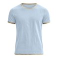 thumbnail image 6 of Cotton Linen T Shirts for Man Summer Casual Lightweight Breathable Short Sleeve Crewneck Loose Tshirts, 6 of 6