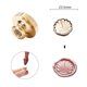 thumbnail image 5 of Sello De Cabeza De Cobre Sobre de invitación de cabeza de cobre con sello de forma especial para tarjeta de regalo (cáscara) Ndcxsfigh Libre de BPA, 5 of 9