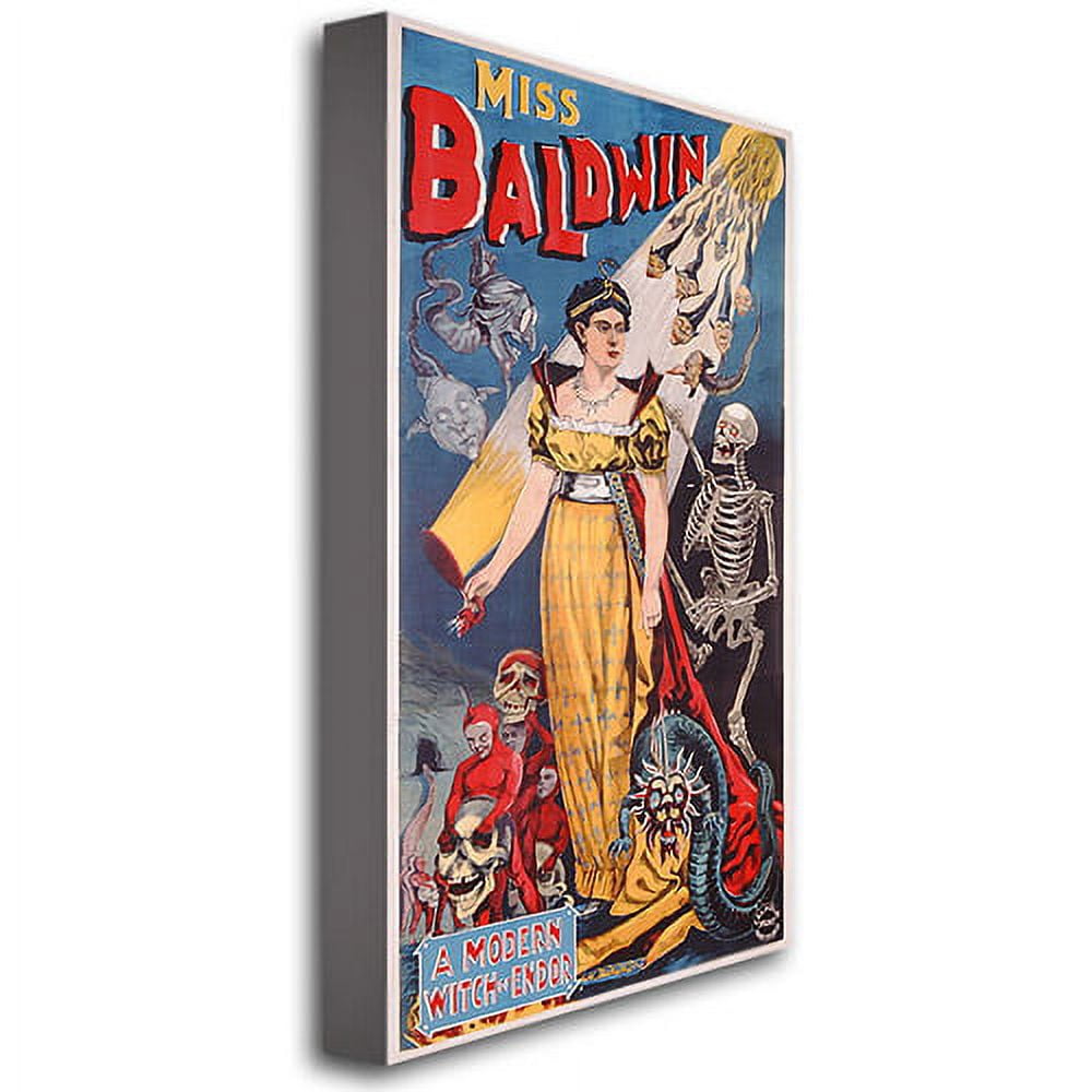 Miss Baldwin A Modern Witch of Endor 1888' Canvas Art