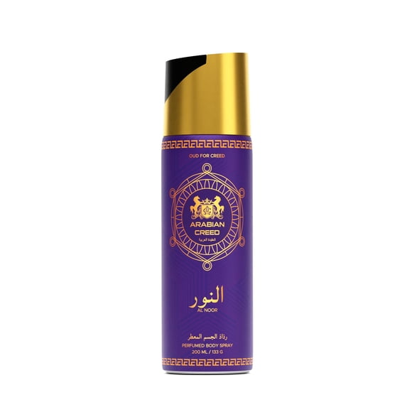 Aerosol corporal Arabian Creed Al Noor 200 ml para mujer