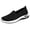 Black, variant on Women Orthopedic Walking Shoes Casual Comfortable Slip On Arch Support Flat Sneakers Soft Woven Breathable Shoes Gray 36