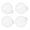 square, variant on 4x ABS Plastic Shower Drain Covers Hair Catcher For Bathroom Grids Filter Prevents Pipe Blockage