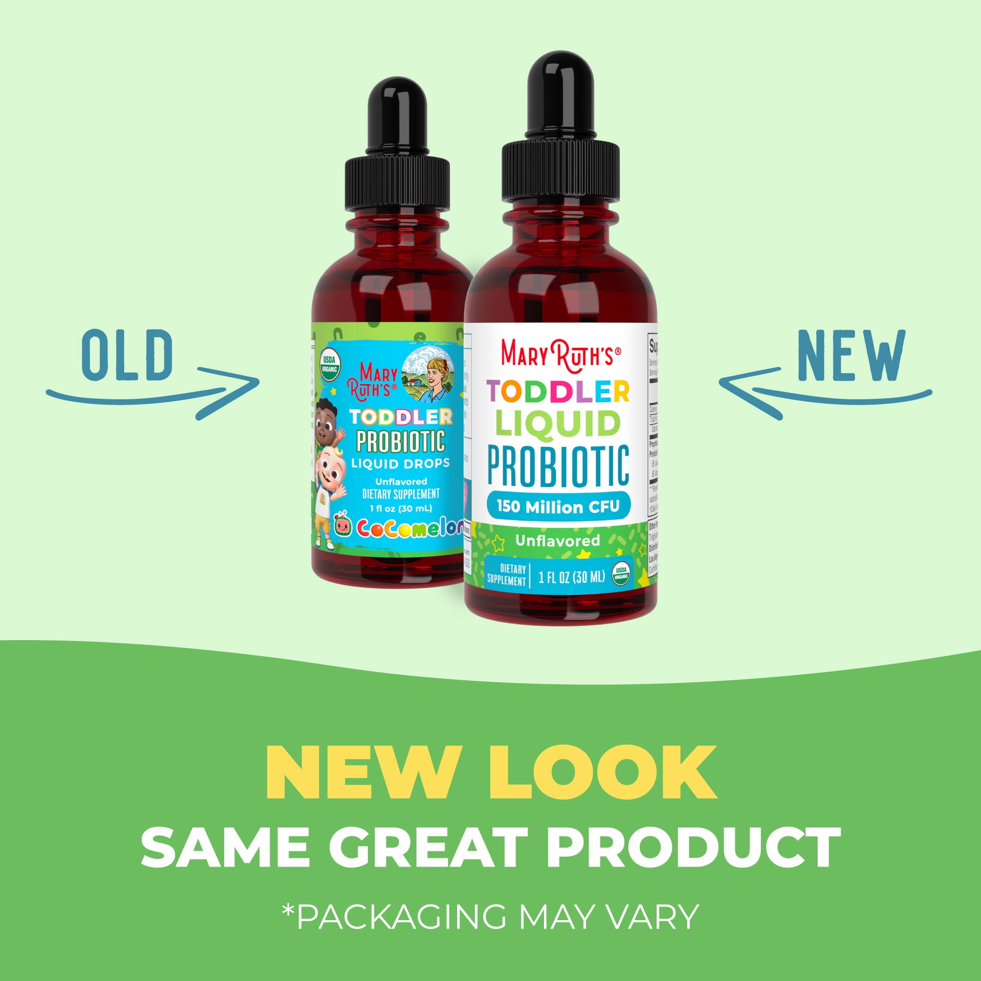 MaryRuth's Toddler Probiotic Liquid Drops 150 Million CFU Dairy-Free Vegan 1 Count 1 fl oz