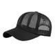 thumbnail image 4 of EeaseMX Gorra deportiva transpirable de verano, gorra de béisbol de malla, gorra de entrenamiento unisex (negra), 4 of 7