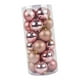 thumbnail image 4 of 24 adornos de bolas navideñas, bolas colgantes, adornos navideños para decoración oro rosa, 4 of 9