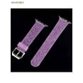 thumbnail image 5 of BadPiggies Soft Silicone Glitter Sport Strap Replacement Band for Apple Watch 38mm 40mm 42mm 44mm iWatch Series 7 6 5 4 3 2 1, 5 of 8