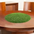 thumbnail image 3 of Phenofice Round Synthetic Grass Table Mat, Maintenance-Free, 1 Pack for Home, Party, Event Decoration and Outdoor Use, 3 of 6