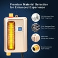 thumbnail image 5 of Electric Tankless Water Heater, 110V 3000W Mini Electric Tankless Instant Hot Water Heater Bathroom Kitchen Washing, 5 of 8