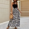 Dresses Elderly Women Women Leopard Print Long Dress Summer Beach