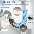 thumbnail image 3 of 2-pack drain opener, powerful drain cleaner, drain cleaner, 350 drain clog remover, for clearing toilet clogs and kitchen sink drain clogs powder, 3 of 4