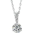 thumbnail image 1 of Swarovski Pendentif Solitaire - Blanc - Plaqué Rhodium -, 1 of 3
