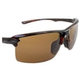 thumbnail image 6 of Maxx 14er Brown Polarized Lenses Black Frame Sports Sunglasses, 6 of 8