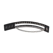 Sardfxul Punk Rock Cuff Wrap Leather Bracelet Chain Spike Rivets Bracelet Gothic Bracelets Multilayer Bracelet Jewelry Adjustable
