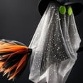 thumbnail image 4 of Cififendec Halloween Hanging Witch Ghost Decor, 27.56", Flying Ghost with Broom & Eyes for Tree Porch Spooky Outdoor Display, 4 of 7