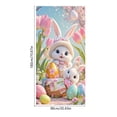 thumbnail image 3 of EWASWON Easter Door Curtain Extra Wide 70x35 Inch Easter Door Cover for Front Door, Spring Wall Hanging & Party Backdrop Decor, Easy to Install Holiday Decoration, 3 of 6