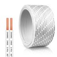thumbnail image 1 of 50 FT 24 AWG Universal Garage Door Wire, 2-Conductor Garage Door Sensor Wire, Garage-Doors Opener Wires for Control Station and Sensor, Low-Voltage Applications, Intercoms, Thermostat Controls, 1 of 7