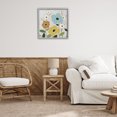 thumbnail image 4 of Stupell Industries Contemporary Primary Hued Blossoms Gray Framed Giclee Art, 24 x 24, by Carol Robinson, 4 of 8