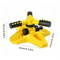 thumbnail image 3 of 360° Rotating Garden Lawn Sprinkler with Automatic Watering System,Nozzle for Lawn and Garden Irrigation ABS, 3 of 4