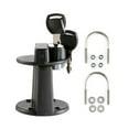thumbnail image 1 of Portable Fuel Tank Jerry Can Bracket Lock & Keys, Heavy Duty Plastic & Metal Mount for 3L 5L Gas Containers, Motorcycle UTV Car Transport, 1 of 8
