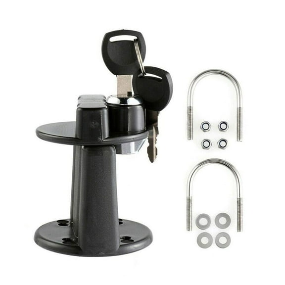 For 3/5L Fuel Tank Portable Jerry Cans Bracket Lock&keys Motorc UTV K5Y4 D7C6