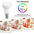 thumbnail image 4 of E14 R50 LED Spot Bulb 5W Incandescent Equivalent E14 40W, Cool White 6000K, 500LM, 120 Light, AC 220V, Small Base LED Bulb ,Non-Dimmable, Pack o, 4 of 5