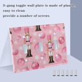 thumbnail image 4 of Dailycode Light Switch Plate Covers 2 Gang Wall Plate Plastics Outlet Covers for Kitchen Home Office Decor Christmas Ball Snowflakes Nutcrackers, 4 of 8