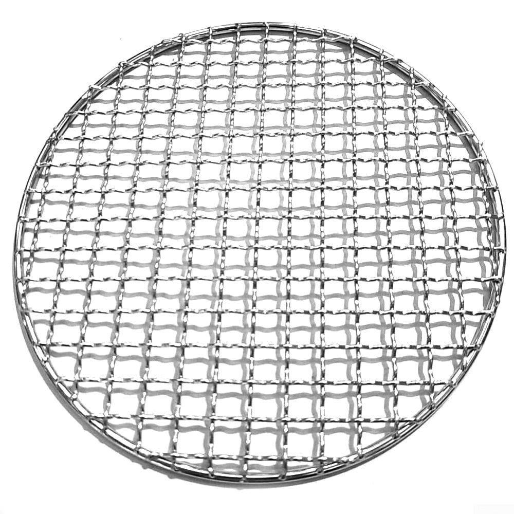 Barbecue Round BBQ Grill Net Rack Grid Grate Steam Mesh Wire Cooking Durable 