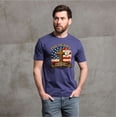 thumbnail image 4 of Men's 4th of July 250 Years Birthday Faith and Freedom Patriotic T-shirt USA Tee (X-Large Grey), 4 of 6