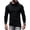 Black, variant on Hooded Long Sleeve T Shirt Casual Irregular Summer Fashion Pullover Top Custom T Shirts for Men