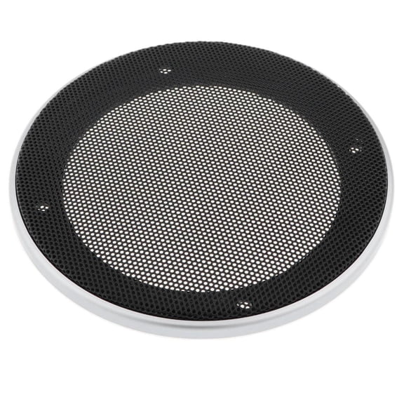 Car Speaker Cover Steel Mesh Protective Case with 4 Pieces Screws for Speaker Mounting - 4inch, as described