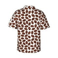 thumbnail image 3 of Haiem Coffee Rugby Printed Hawaiian Shirt for Men - Men’s Casual Beach Summer Shirts - Stretch Fabric with Modern Fit-X-Large, 3 of 9