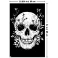 thumbnail image 2 of Episodic Drawing - Floral Skull Wall Poster, 22.375" x 34", 2 of 4