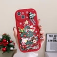 thumbnail image 2 of 2 fundas navideñas para iPhone 14 Pro Max de 6,7 pulgadas, feliz Navidad de silicona suave TPU 3D lindo muñeco de nieve Santa/astas de alce encantadora funda protectora de regalo para 6,7 ​​pulgadas, 2 of 5