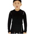 thumbnail image 1 of LANBAOSI Youth Boys Compression Shirt Long Sleeve Football Baseball Undershirt Unisex Quick Dry Sports Baselayer Size 5, 1 of 6