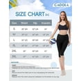 thumbnail image 4 of Women's Capri Yoga Pants with Pockets High Waisted Capris Workout Running Cropped Pants, 4 of 4