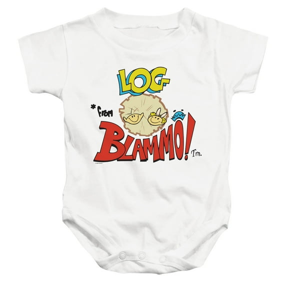 Ren And Stimpy Log *From Blamo Unisex Infant Snap Suit for Baby
