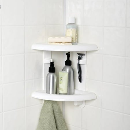 Mainstays 2 Shelf Corner Shower Caddy - Walmart.com