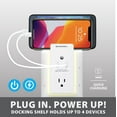 thumbnail image 5 of Bell+Howell Surge Protector 5 Outlet Extender with 2 USB Charging Ports Wall Power Wall Charger Plug, 5 of 6