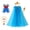 Blue, variant on Princess Dress up Clothes, 7Pcs Princess Cape with Crown, Princess Dresses for Birthday Gift